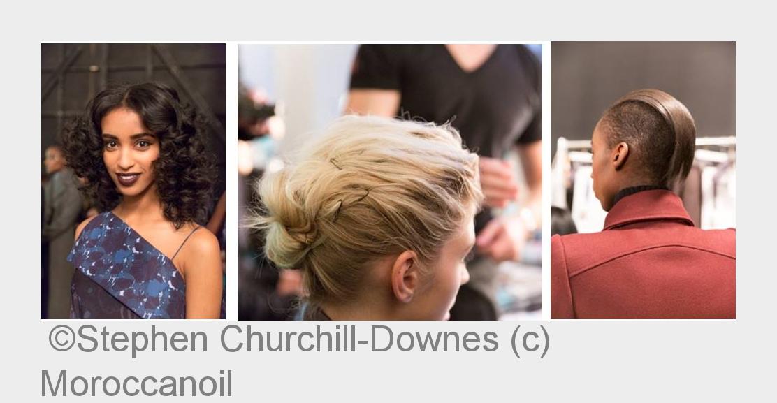 NY FW: Backstage-Styling Moroccanoil für Zac Posen Fall/Winter 2016 (Bildquelle: Stephen Churchill-D