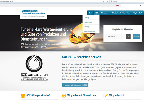 Neue GSK Webseite Neue GSK Webseite