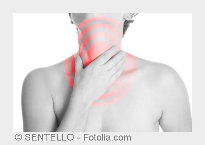 Eine schmerzlose Erkrankung der Schilddrüse. (Bildquelle:©SENTELLO - Fotolia.com)
