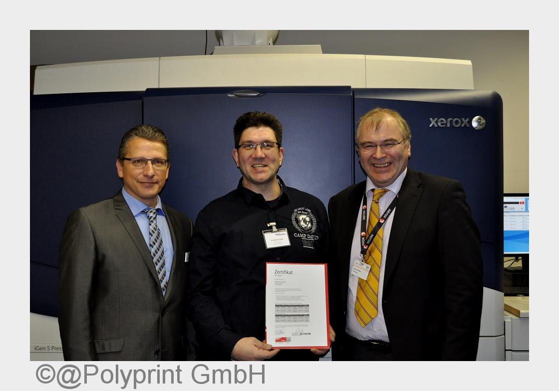 Stefan Meiners, AndréHowe und Jochen Günther (Bildquelle: @Polyprint GmbH)