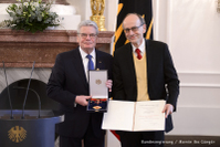 Bundespräsident Joachim Gauck (links) und Prof. Dr. Thomas C. Südhof