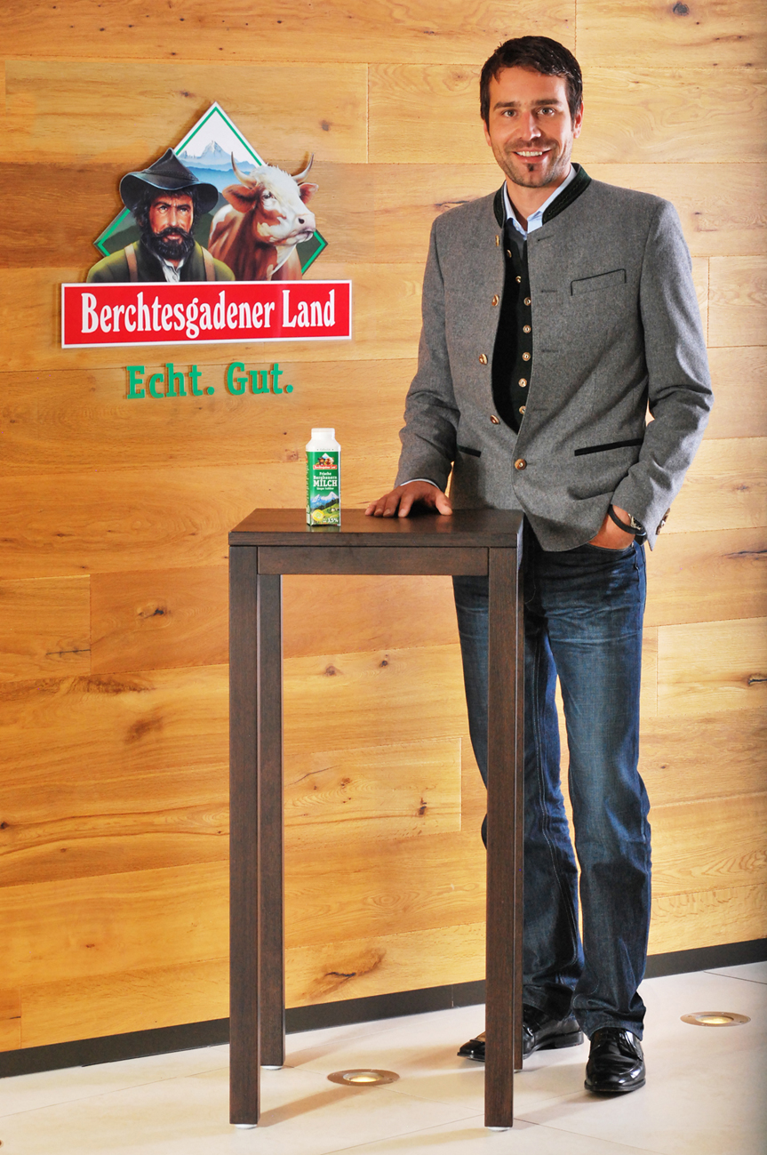 Bernhard Pointner, Geschäftsführer der Molkerei Berchtesgadener Land.