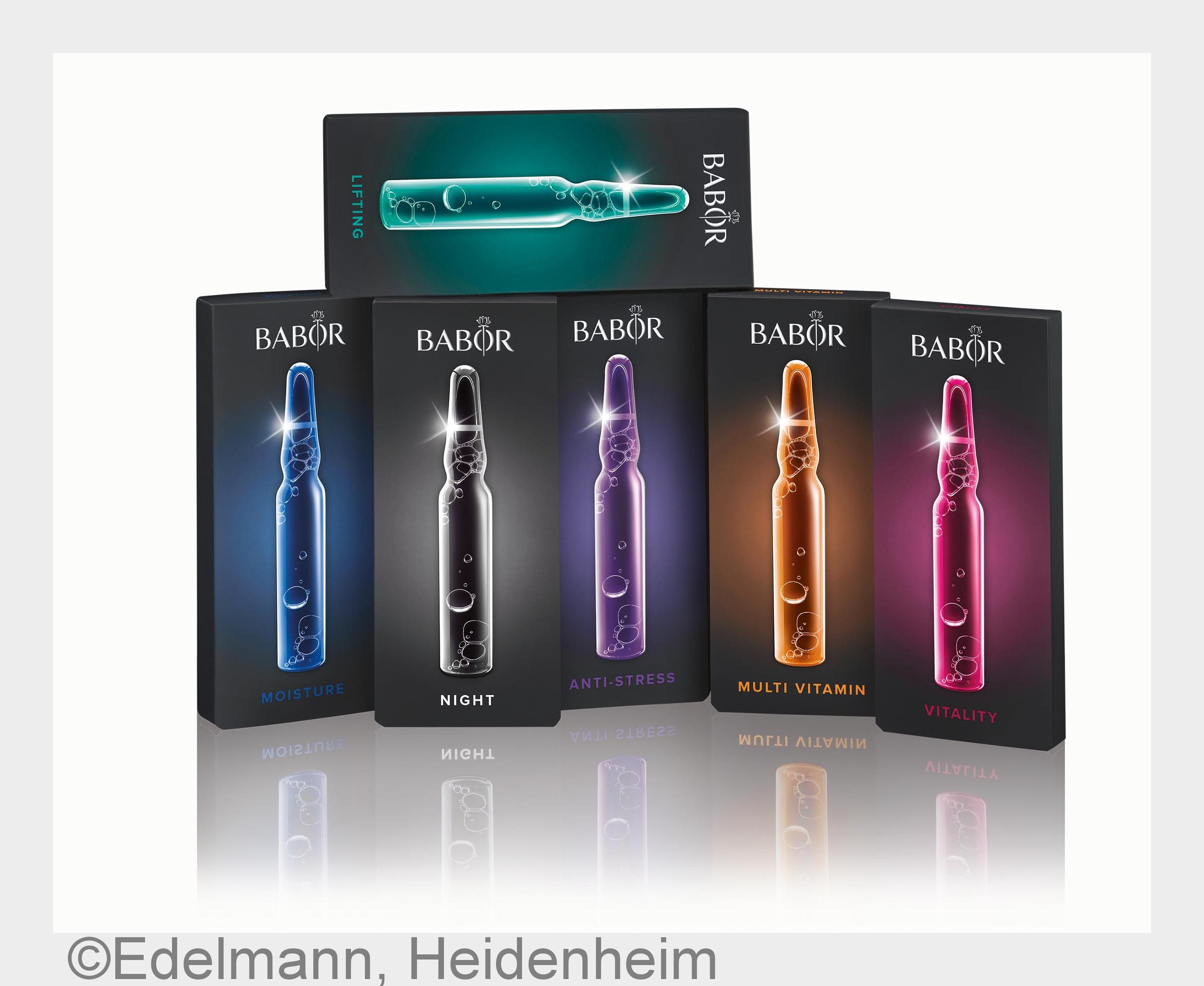 Limited Edition von BABOR. Die Verpackung: hochveredelt, elegant und stylisch, von Edelmann. (Bildqu Limited Edition von BABOR. Die Verpackung: hochveredelt, elegant und stylisch, von Edelmann. (Bildqu