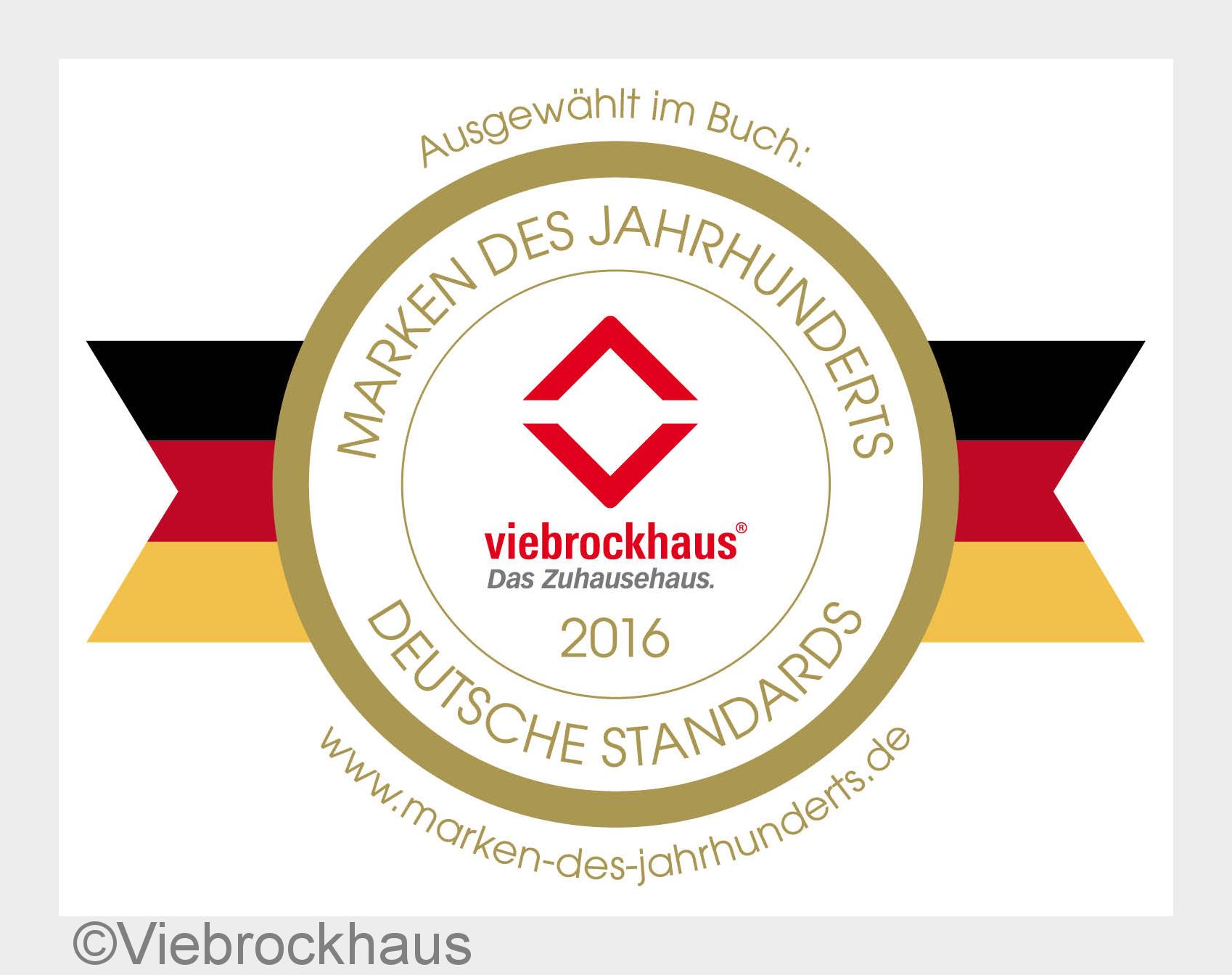 "Marke des Jahrhunderts" in der Kategorie"Systemhaushersteller" (Bildquelle: Vie "Marke des Jahrhunderts" in der Kategorie"Systemhaushersteller" (Bildquelle: Vie