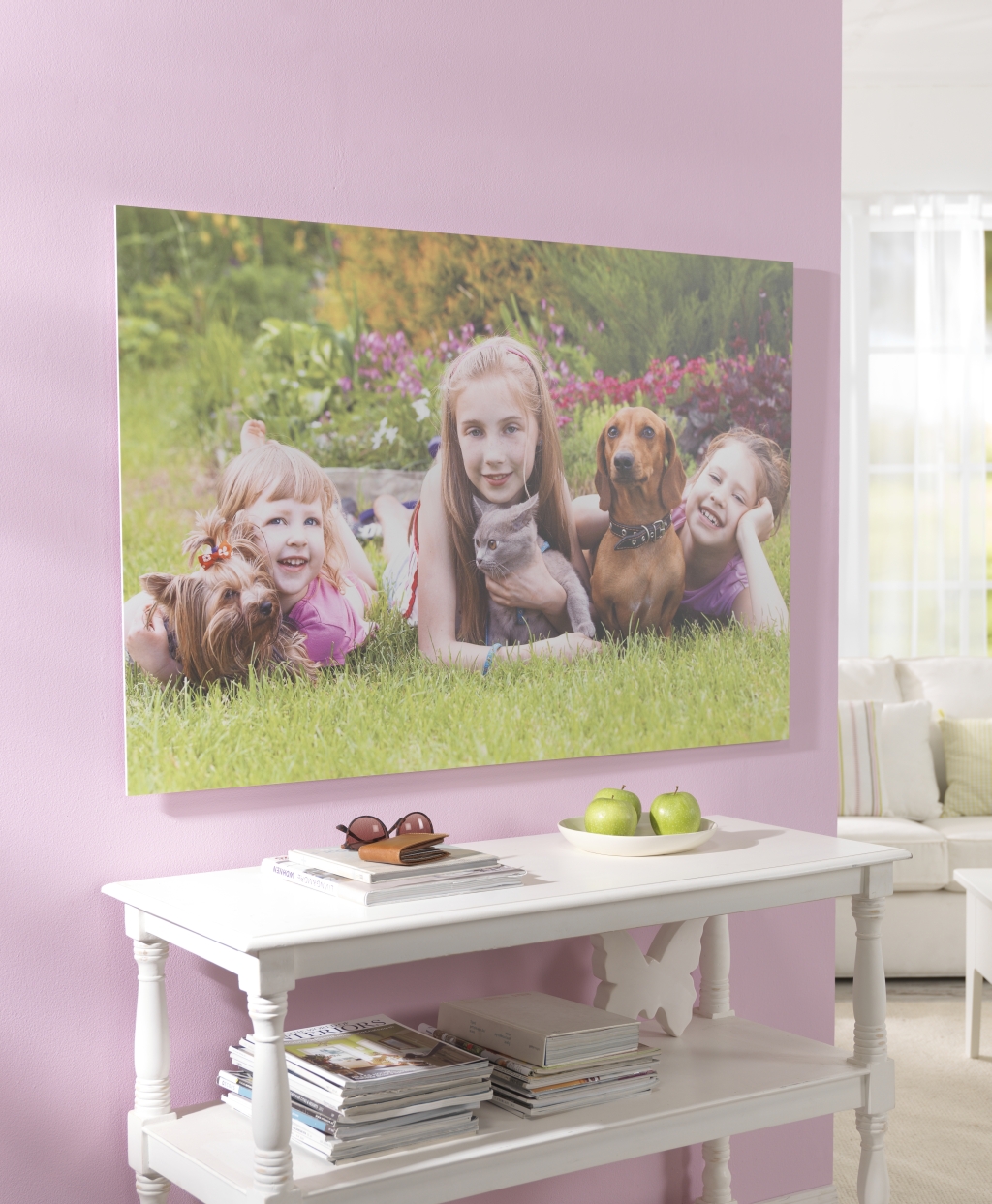 Das Lieblingsfoto vom Nachwuchs kommt als Pixum Wandbild besonders gut zur Geltung.