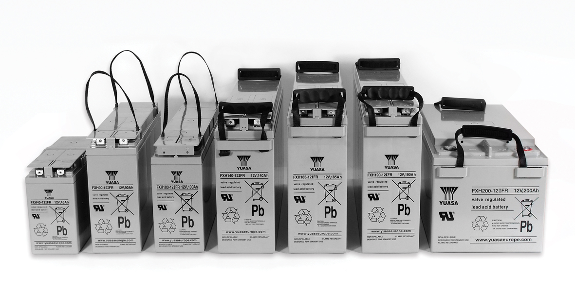 Die VRLA-Batterien der FXH-Serie lassen sich zu größeren Energiespeichersystemen zusammenschließen. Die VRLA-Batterien der FXH-Serie lassen sich zu größeren Energiespeichersystemen zusammenschließen.