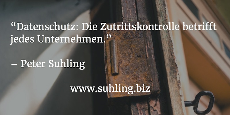 Datenschutz: Die Zutrittskontrolle betrifft jedes Unternehmen. Datenschutz: Die Zutrittskontrolle betrifft jedes Unternehmen.
