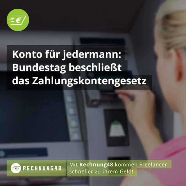 Konto für jedermann: Bundestag beschließt das Zahlungskontengesetz