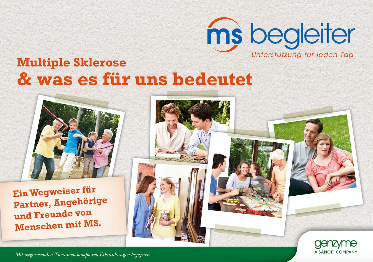 Broschüre?Multiple Sklerose& was es für uns bedeutet?(Bildquelle: Genzyme GmbH/MS-Begleiter)