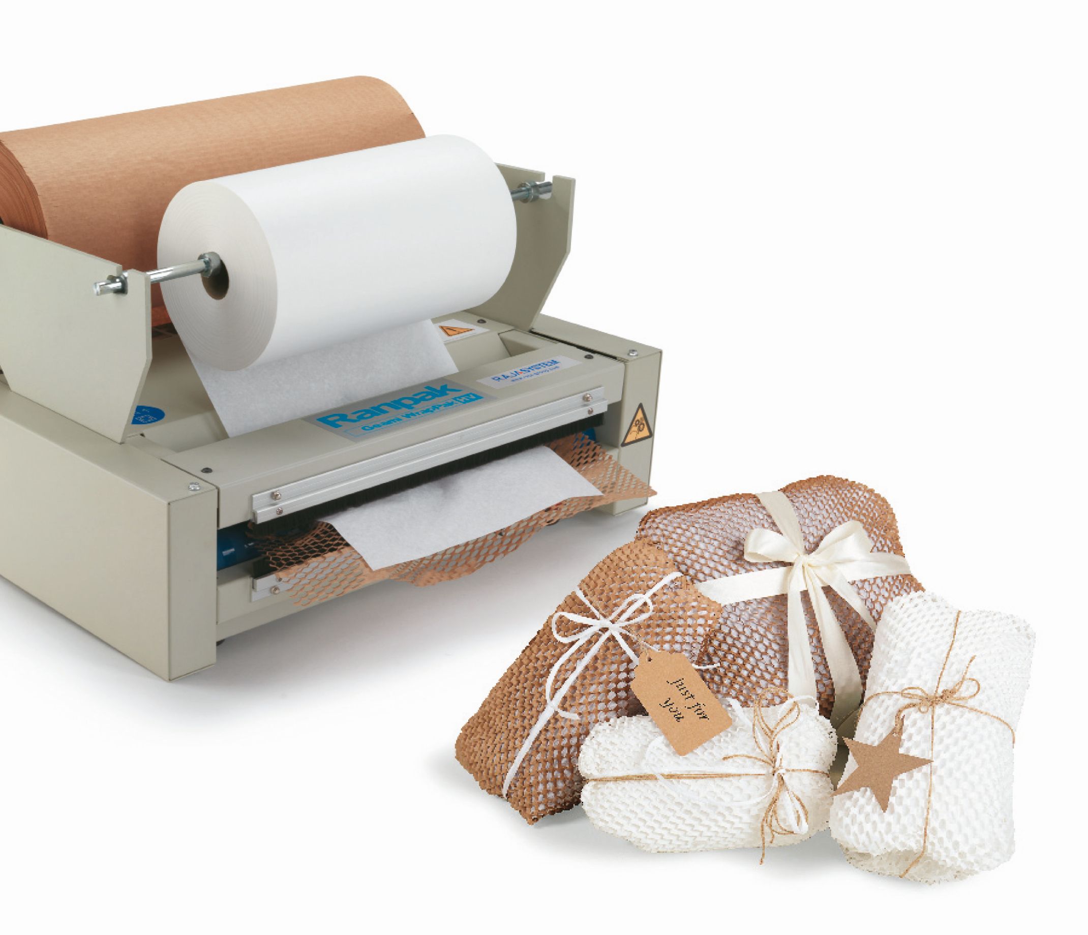 Die Lösung von Geami®WrapPak bietet attraktiven Produktschutz und ist zu 100 Prozent recycelbar.