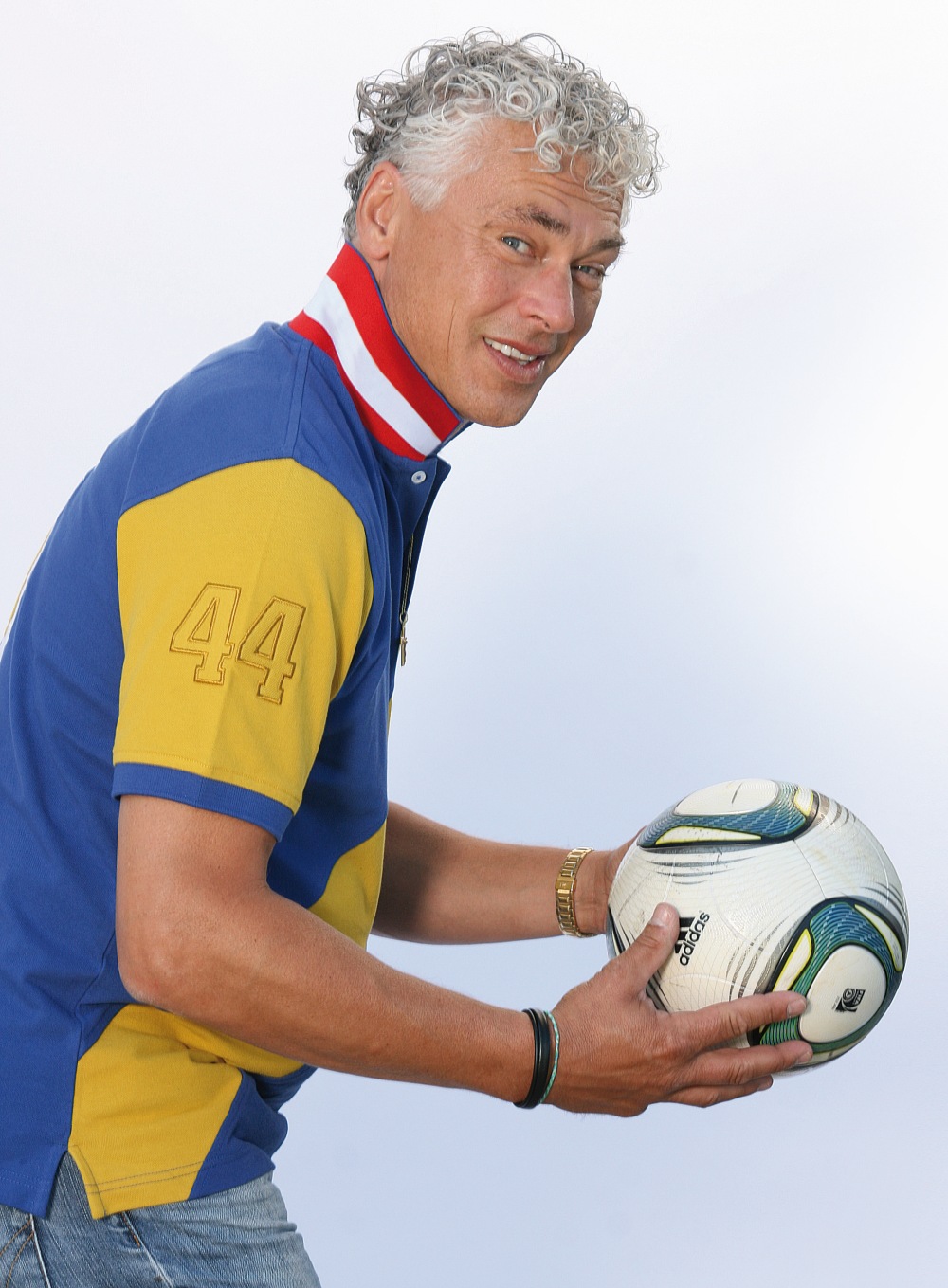 Toni Polster, Global Family Botschafter und Teamkapitän des FC Global Kickers (Bildquelle: Walter Fl