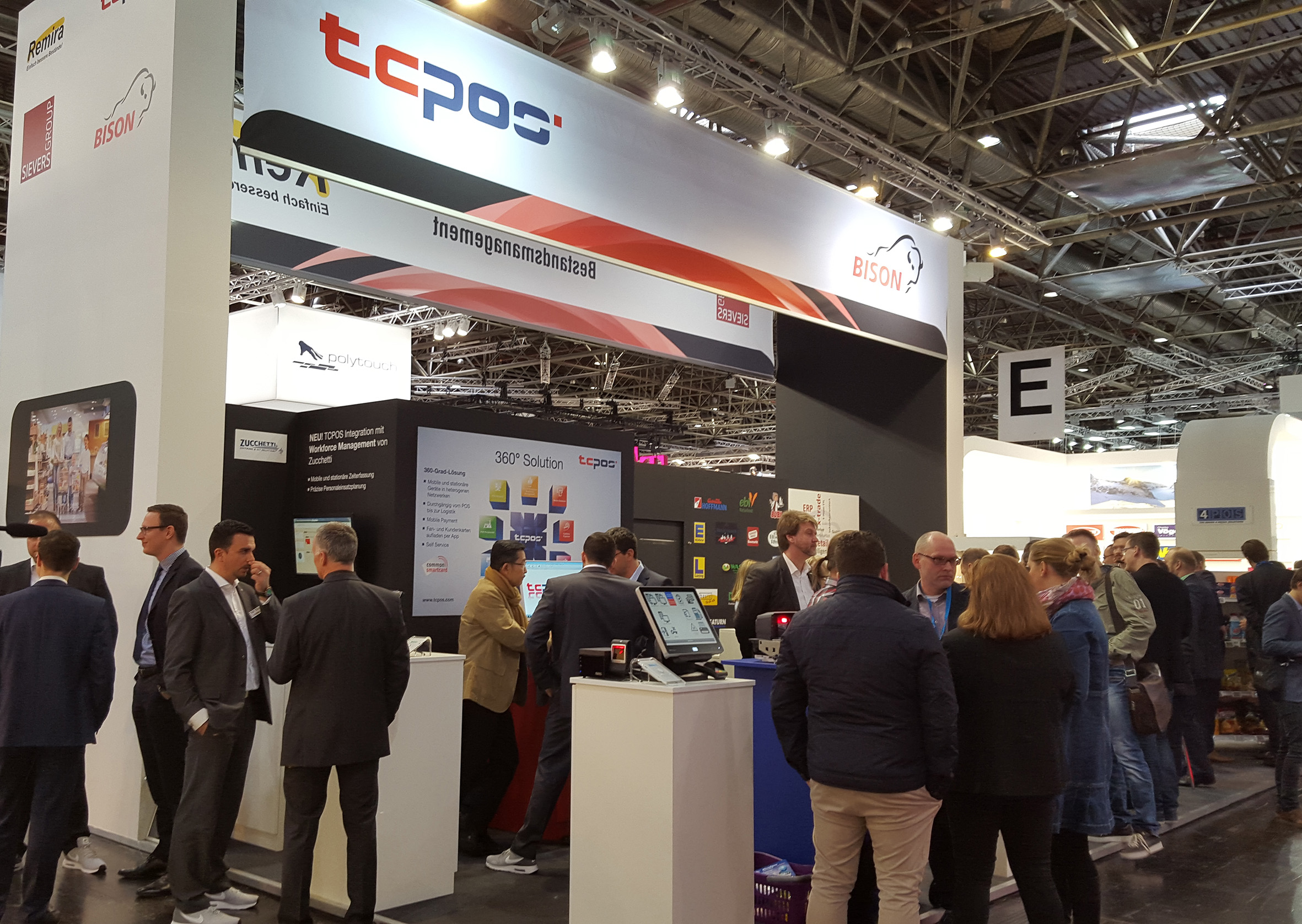 TCPOS Messestand auf der EuroCIS 2016