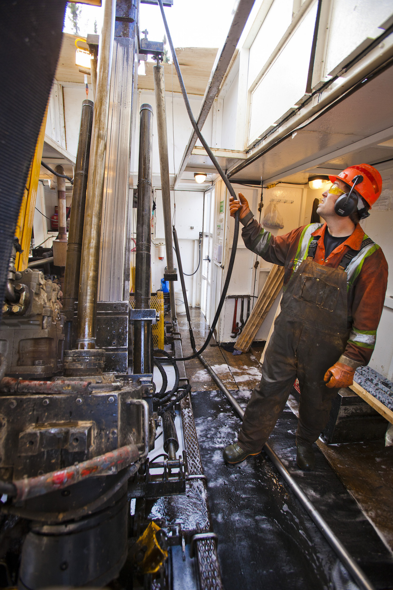 Explorationsbohrung nach Gold bei Treasury Metals, Kanada Explorationsbohrung nach Gold bei Treasury Metals, Kanada
