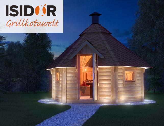 Eine Grillkota von ISIDOR - Grillspaß das ganze Jahr hindurch