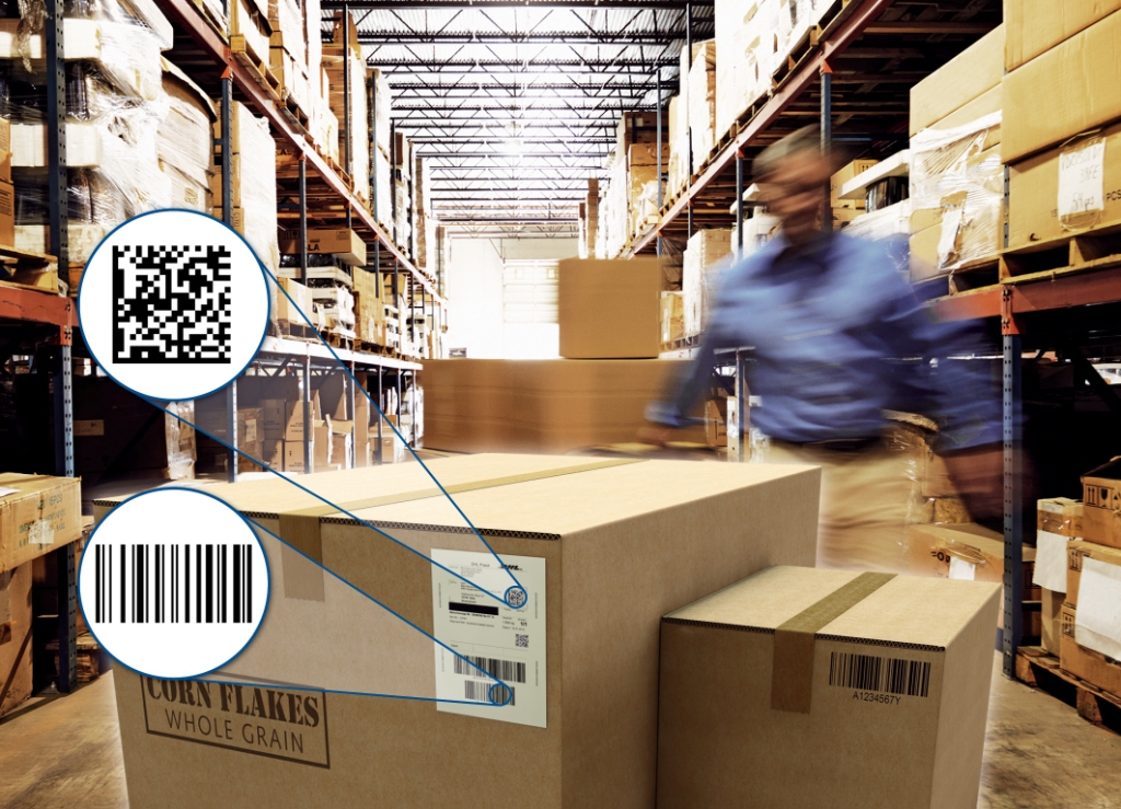 2D-Codes optimieren die Logistik (Bildquelle: REA)