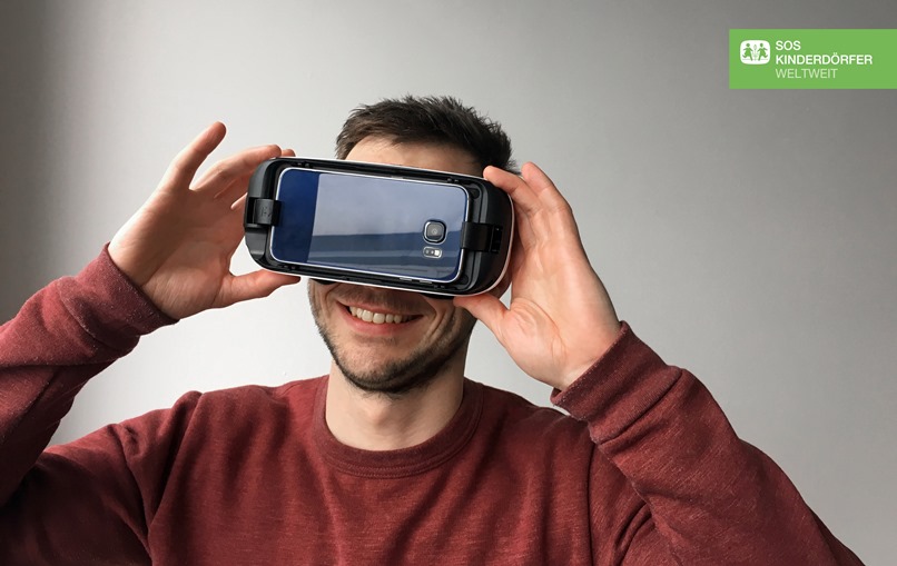A4VR realisiert virtuelle Spendenkampagne für SOS-Kinderdörfer (Bildquelle: A4VR/SOS-Kinderdorf)