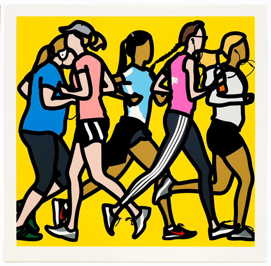Julian Opie Runnin Woman Julian Opie Runnin Woman