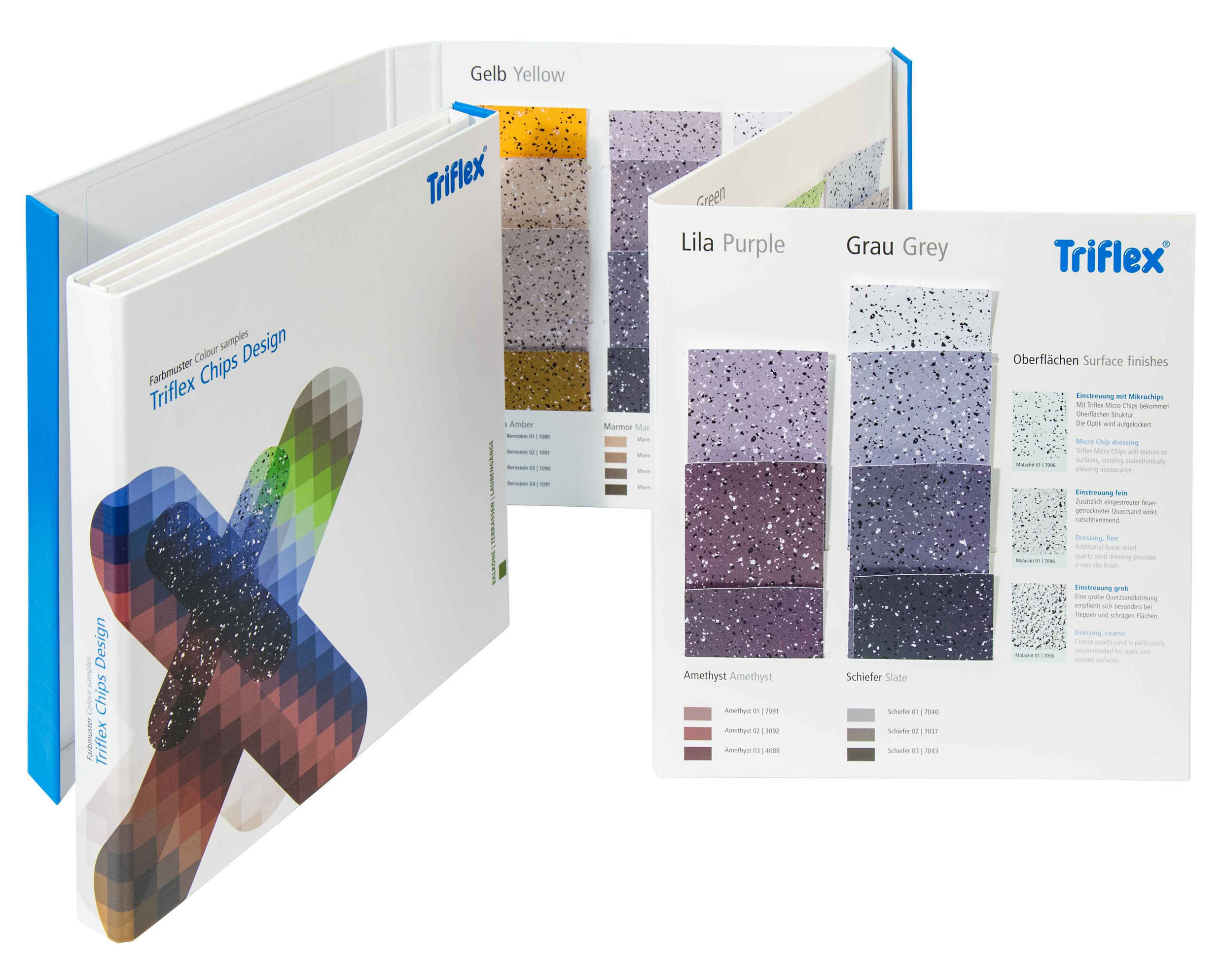 Mit der Farbpalette von Triflex sind der Kreativität keine Grenzen gesetzt. Mit der Farbpalette von Triflex sind der Kreativität keine Grenzen gesetzt.