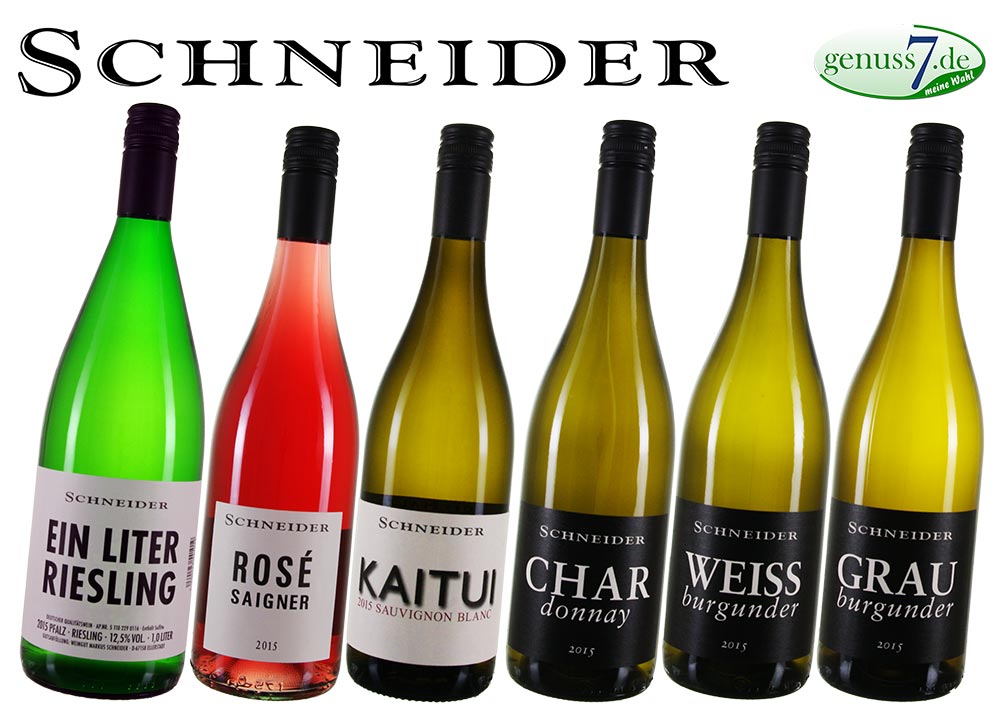 Der Jahrgang 2015 vom Weingut Markus Schneider aus der Pfalz Der Jahrgang 2015 vom Weingut Markus Schneider aus der Pfalz