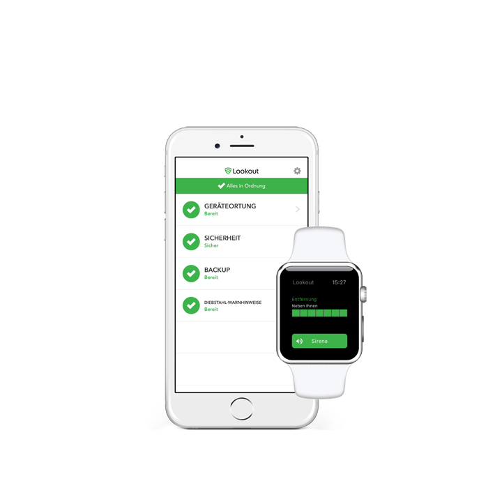 Sicherheits-App für die Apple Watch von Lookout