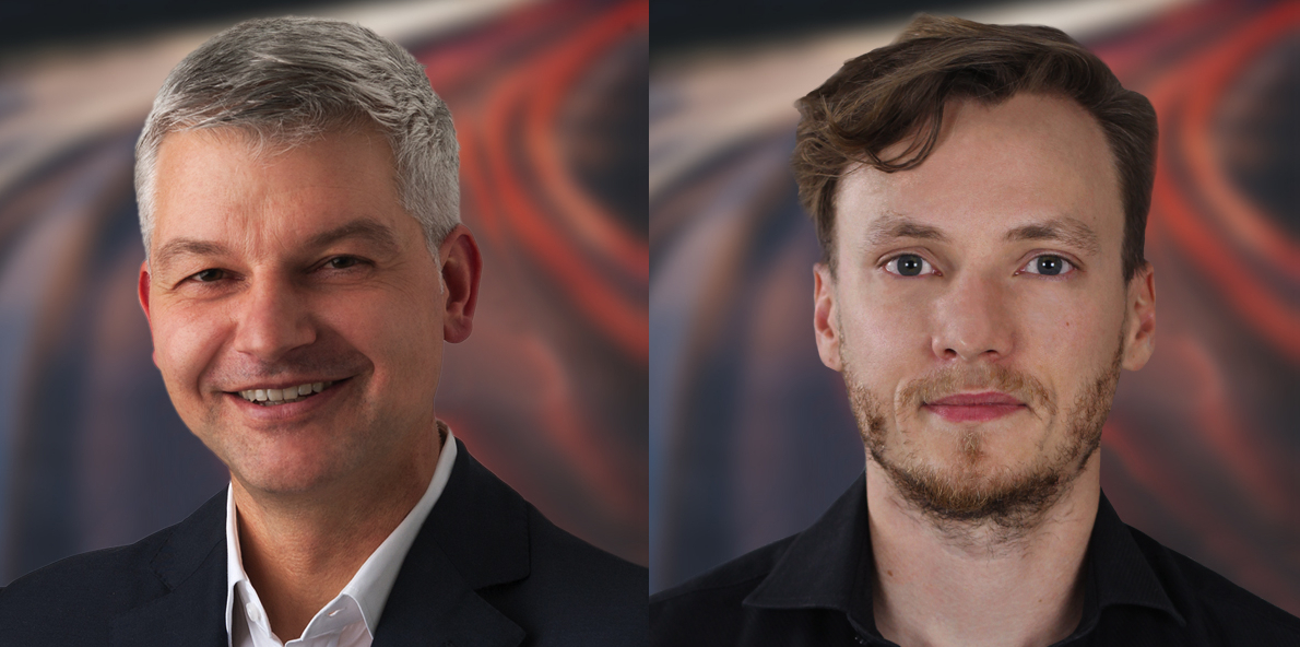Thomas Stöckel und Dirk Christoph präsentieren ihre Startups auf dem automotiveIT-Kongress 2016. (Bi