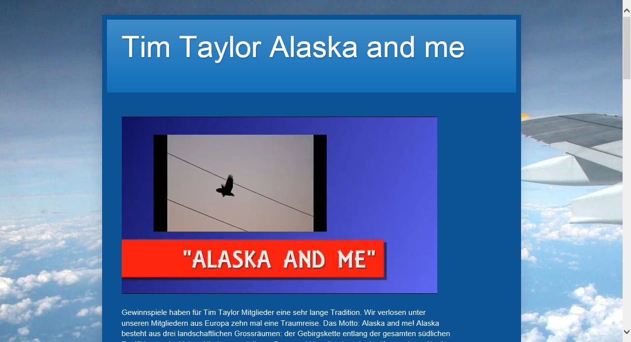 TTPCG Seite zu TT Alaska and me TTPCG Seite zu TT Alaska and me