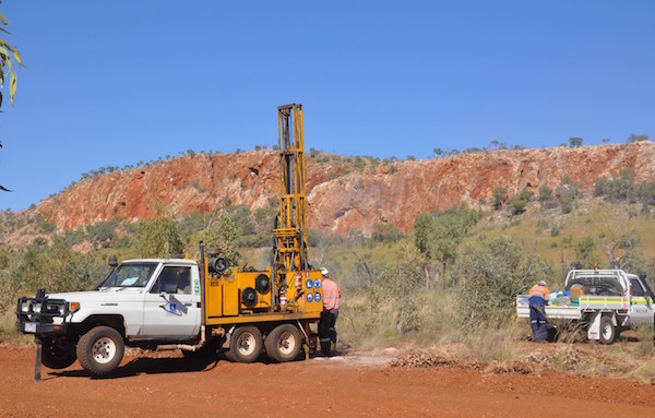Altona Mining Explorationsbohrung Altona Mining Explorationsbohrung