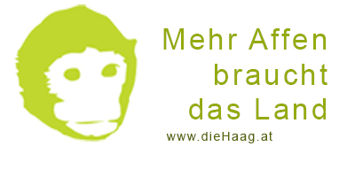 Das Logo des Werbeaffens: Ein Berberaffenkopf in Grün - nähere Infos: www.Werbeaffe.at