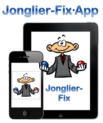 Jonglieren lernen für Anfänger mit der kostenfreien Jonglier-Fix-App