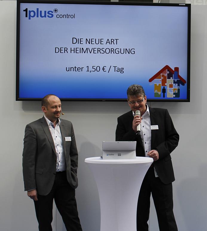 Endres präsentiert 1 plus control auf der Altenpflege 2016 Endres präsentiert 1 plus control auf der Altenpflege 2016