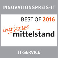 Auszeichnung Innovationspreis-IT 2016 Auszeichnung Innovationspreis-IT 2016