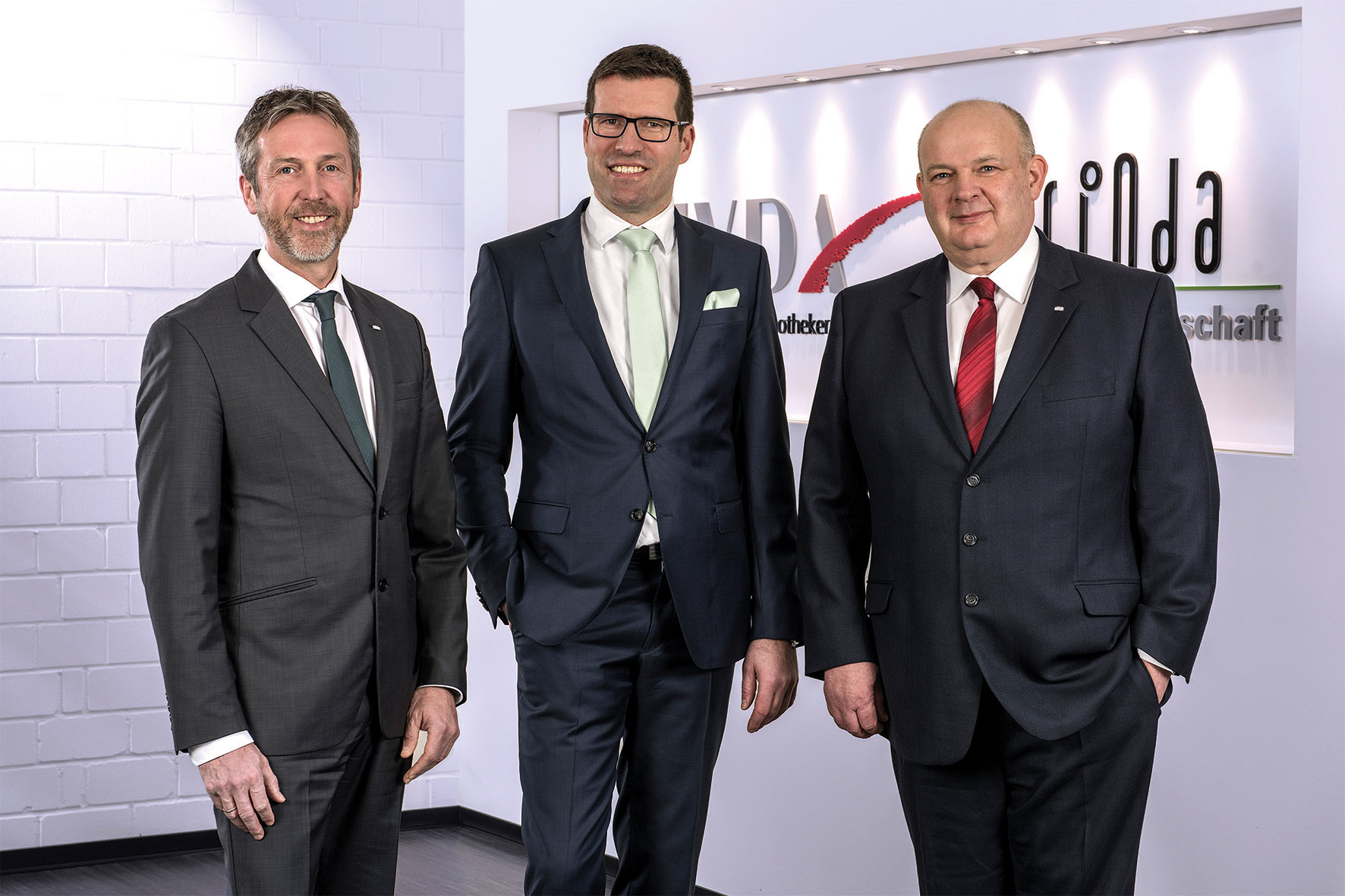 Vorstand der LINDA AG (von l. nach r.)Georg Rommerskirchen, Volker Karg und Helmut Trahmer.