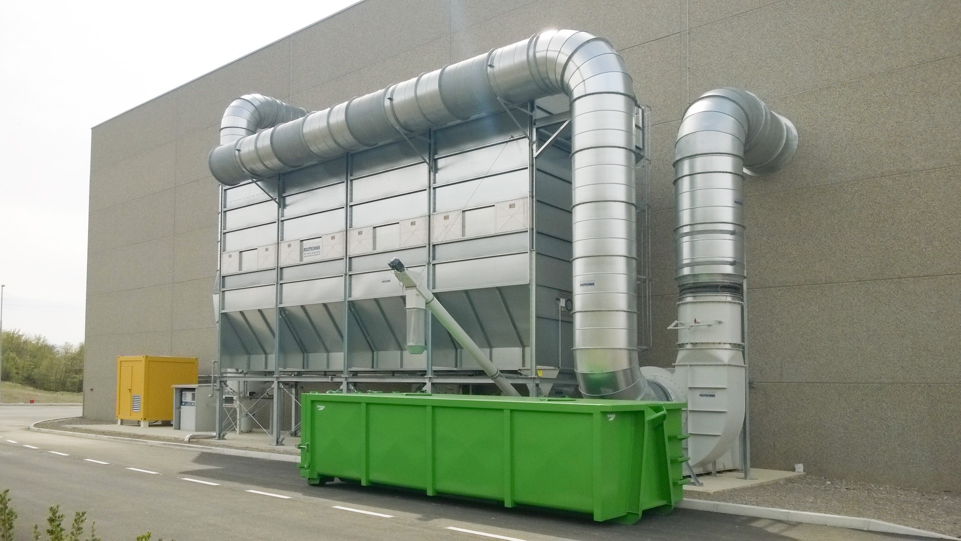 Filteranlage MultiStar mit externem 132 kW Reinluftventilator
