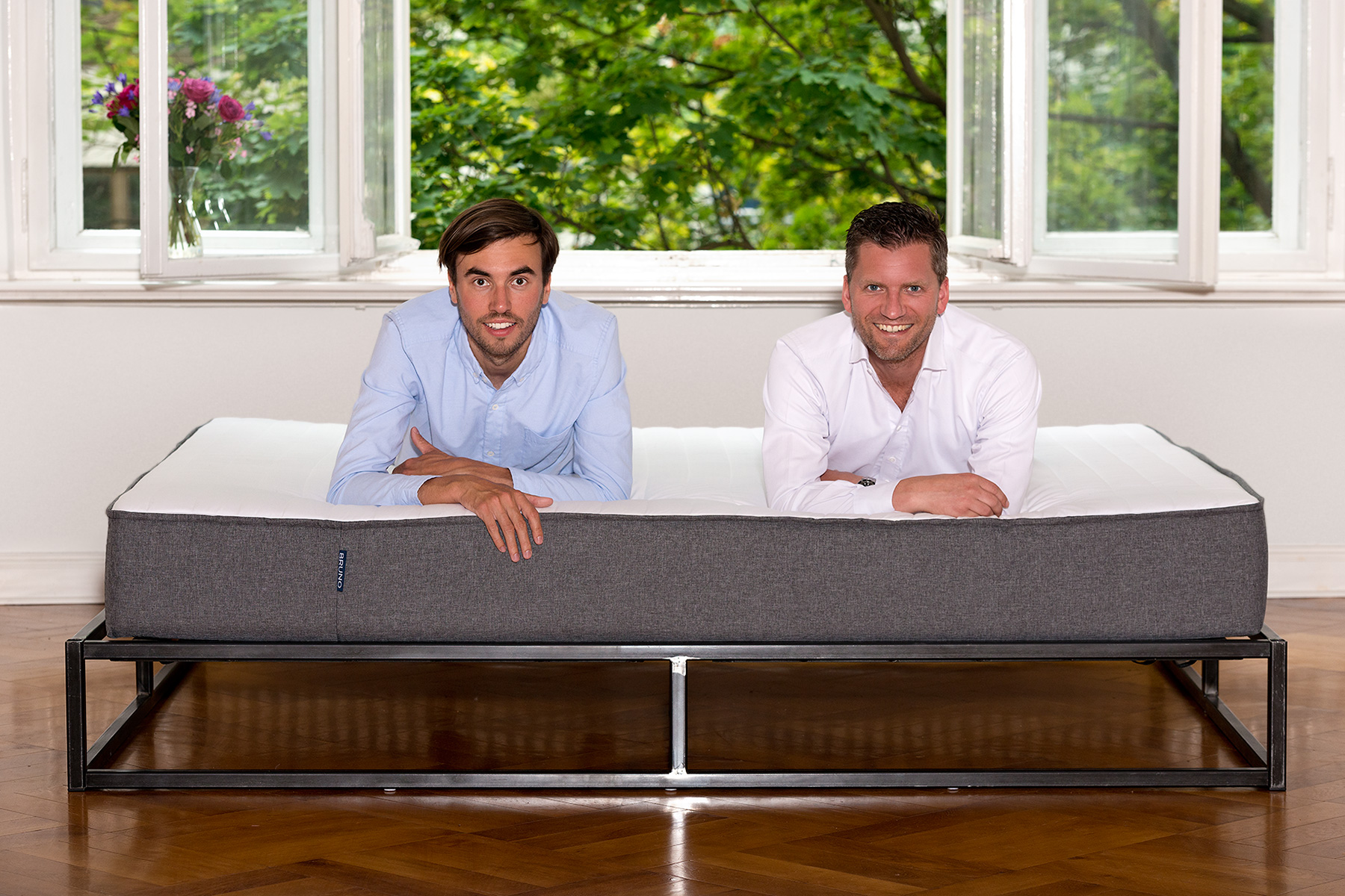 Junge Gründer: Andreas Bauer und Felix Baer (v.links).