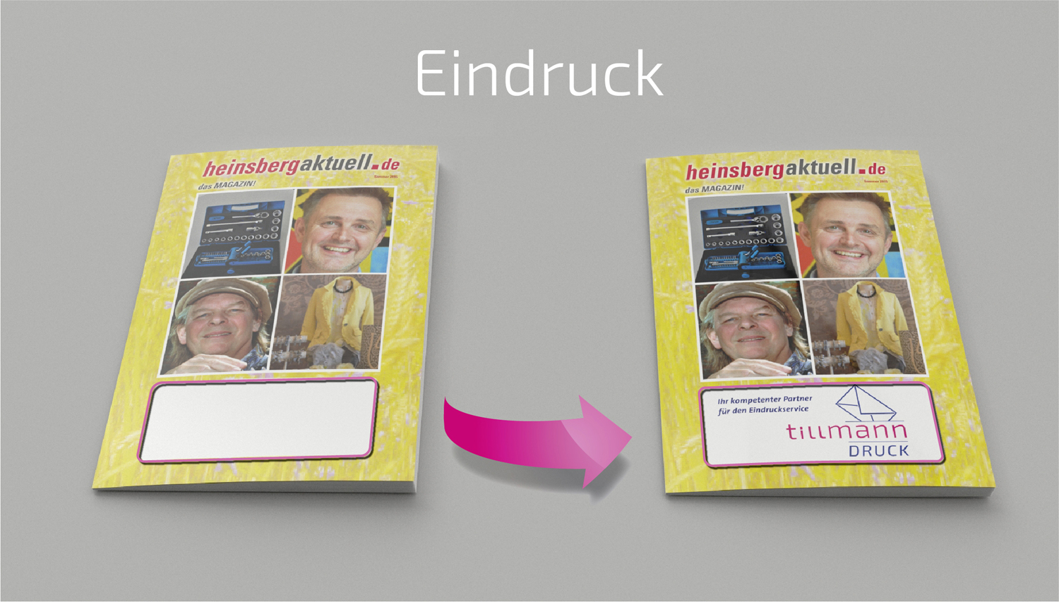 Der Eindruckservice für Prospekte, Kataloge und Beilagen spart Geld (Bildquelle: Tillmann Druck GmbH