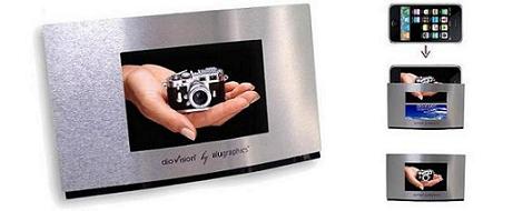 iPhone mit dioVision®  top - Material: Aluminium bedruckt durch alugraphics® 