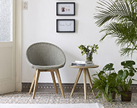 New Loom Chair Lloyd-Joe-Oak Blue Wall New Loom Chair Lloyd-Joe-Oak Blue Wall