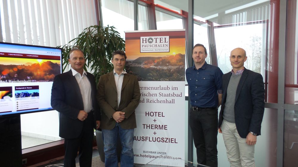 Geschäftsführer-stv. Kurdirektor Dirk Sasse,IRS 18 G. Rechler,Makrohaus C. Hünseler& D. Hillebra