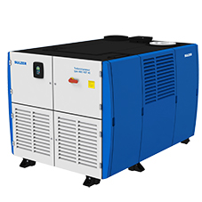 Die neuen Turboverdichter sind im Gegensatz zu Drehkolbengebläsen nahezu wartungsfrei.