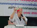 Dirk Weeber-Arayatumsopon (medical Podologist) at the Press conference about Foot health in Thailand