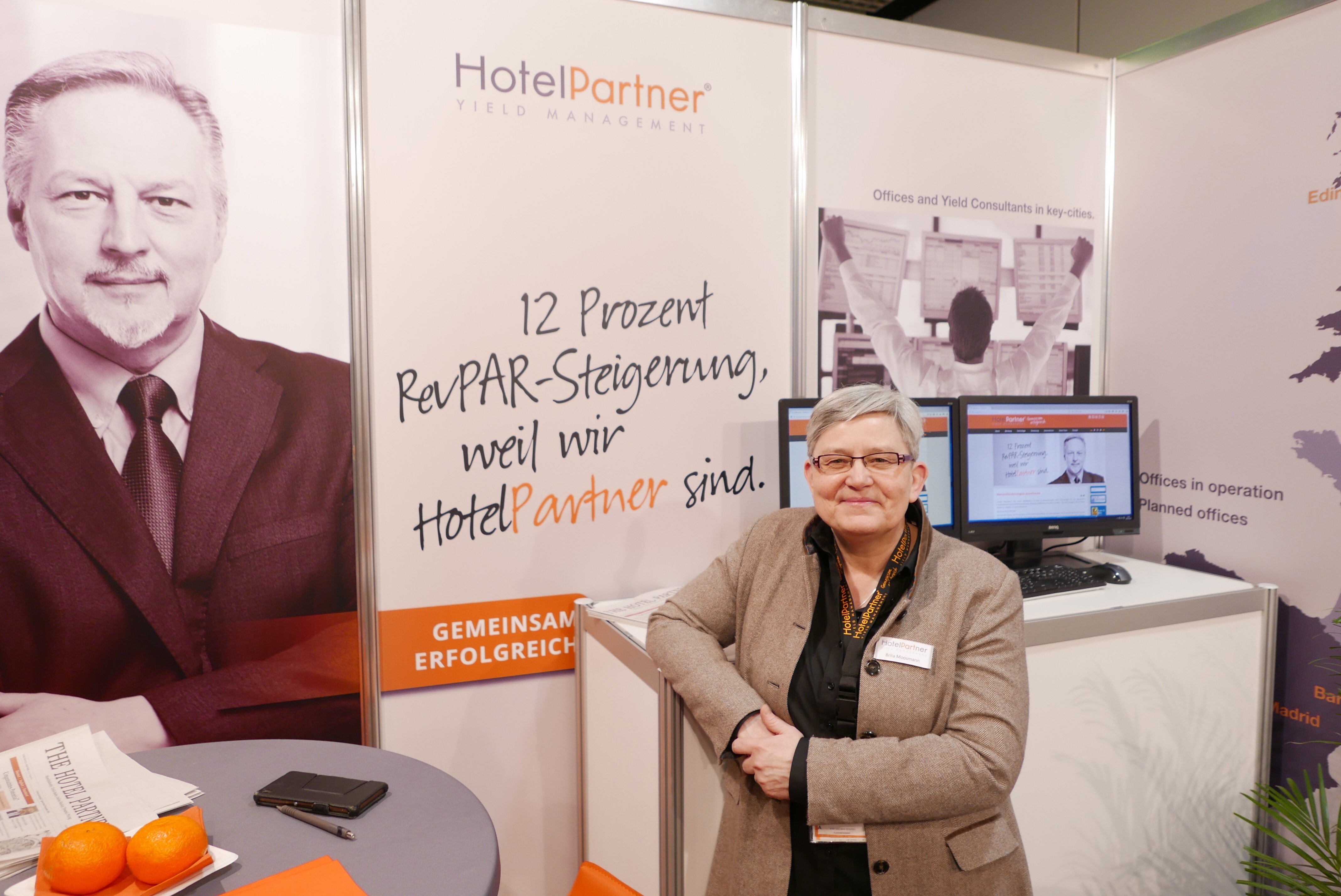Brita Moosmann, Geschäftsführung HotelPartner Yield Management Brita Moosmann, Geschäftsführung HotelPartner Yield Management