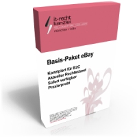 Das Basispaket eBay B2C der IT-Recht Kanzlei bestehend aus AGB & Widerrufsbelehrung Das Basispaket eBay B2C der IT-Recht Kanzlei bestehend aus AGB & Widerrufsbelehrung