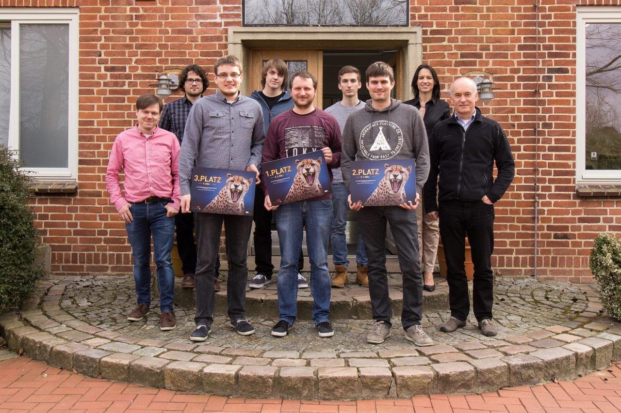 Sieger und Jury des 3. Programmierwettbewerbs