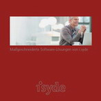 Die neue i.syde Unternehmensbroschüre, konzipiert von blauelinie aus Offenbach Die neue i.syde Unternehmensbroschüre, konzipiert von blauelinie aus Offenbach