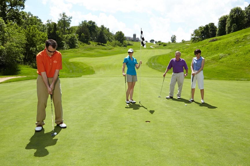 Golfer im Eagle Ridge Resort& Spa bei Galena/Illinois Golfer im Eagle Ridge Resort& Spa bei Galena/Illinois