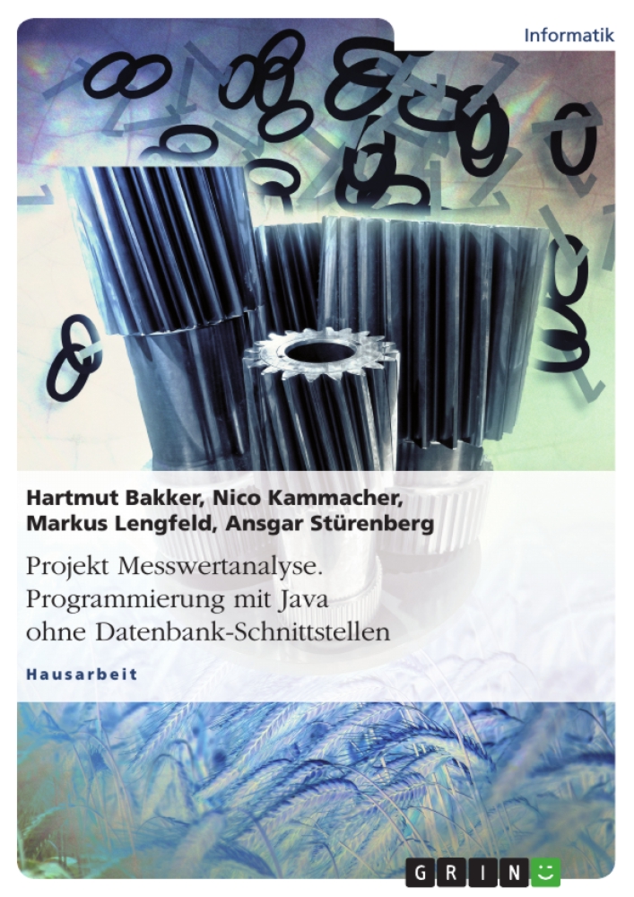 Projekt Messwertanalyse. Programmierung mit Java ohne Datenbank-Schnittstellen Projekt Messwertanalyse. Programmierung mit Java ohne Datenbank-Schnittstellen