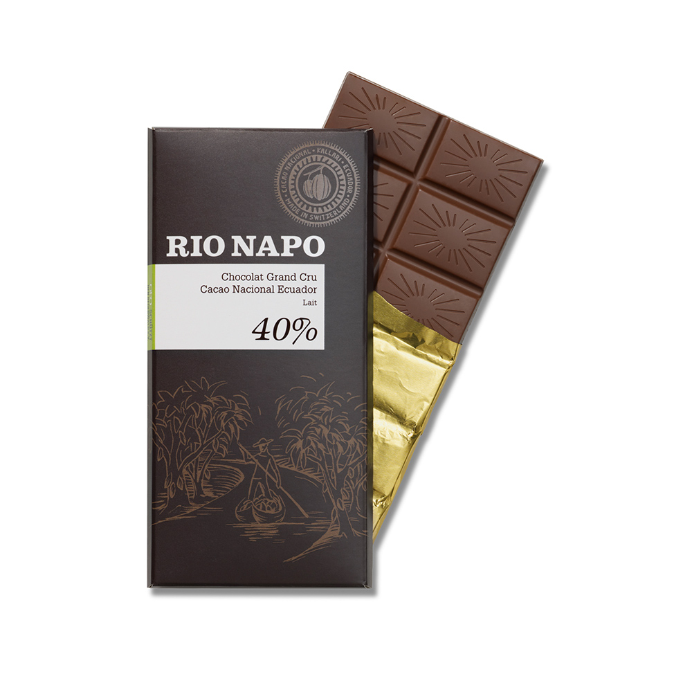 Die RIO NAPO Waldschokolade mit 40% Kakao istäußerst lecker und fair gehandelt. Die RIO NAPO Waldschokolade mit 40% Kakao istäußerst lecker und fair gehandelt.