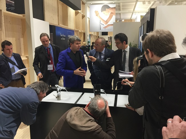 Presserundgang IFH / Intherm 2016, moderiert von Torsten Müller Presserundgang IFH / Intherm 2016, moderiert von Torsten Müller