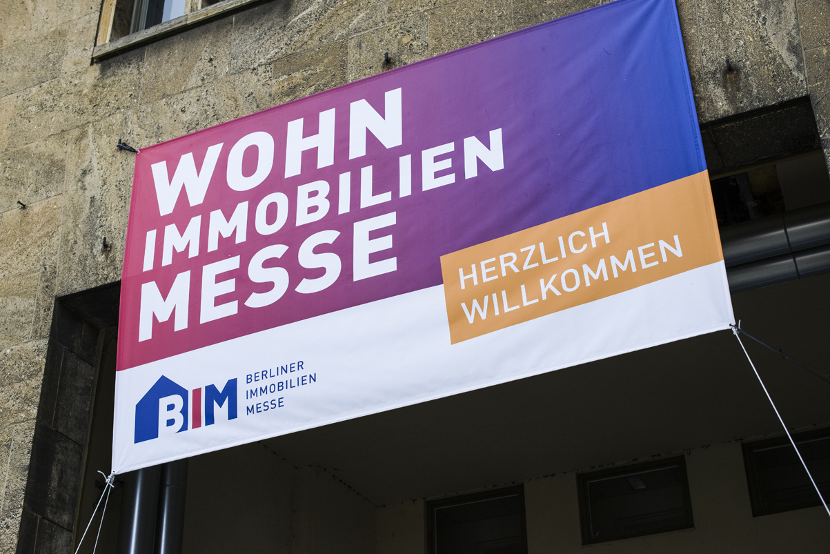 Berlins Wohnimmobilienmesse zum Thema Kauf und Verkauf von Wohnungen und Häusern.