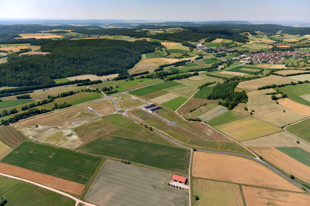 Luftbild des Inno-Park Geiselwind (Quelle: Marktgemeinde Geiselwind) (Bildquelle: Quelle: Marktgemei Luftbild des Inno-Park Geiselwind (Quelle: Marktgemeinde Geiselwind) (Bildquelle: Quelle: Marktgemei